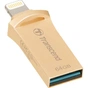 USB флеш накопичувач Transcend 64GB JetDrive Go 500 Gold USB 3.1/Lightning (TS64GJDG500G) - зменшене зображення 5