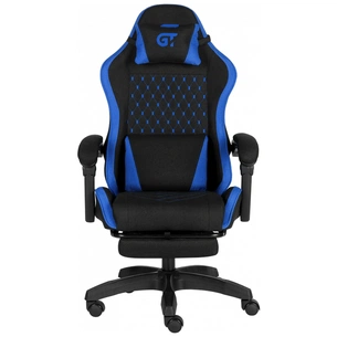 Крісло ігрове GT Racer X-2339 Black/Blue (X-2339 Fabric Black/Blue) зображення 1
