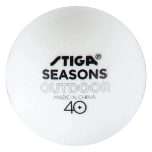 М'ячик для настільного теніса Stiga Seasons White 12 шт (1110-2810-12) (931162) изображение 1