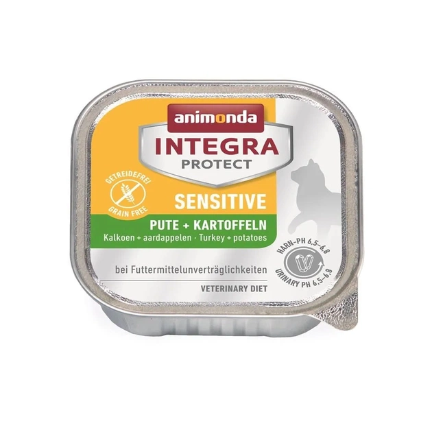 Вологий корм для кішок Animonda Integra Protect Sensitive Turkey + Potatoes з харчовою непереносимістю індичка і картопля (4017721868532) - зображення 1