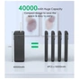 Батарея універсальна Choetech 40000mAh, PD/22.5W, QC, AFC (B731) - зменшене зображення 10