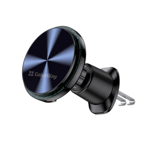 Універсальний автотримач ColorWay MagSafe 360° Air Vent-2, Type-C, 15W (CW-CHMW042Q-BK) зображення 1