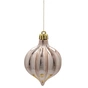 Ялинкова іграшка Chomik пластикові кульки 8 шт, 6 см, шампань (5900779893979_2) - зменшене зображення 2