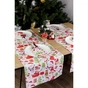 Доріжка на стіл Прованс Санта на білому 40х140 см (035777) - зменшене зображення 6
