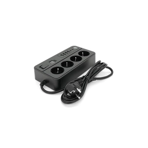 Мережевий фільтр живлення Voltronic G13H, 3000W, 4 роз, 4USB 3,2А, 2 Type-C, 2м Black (YT-G13H) зображення 1