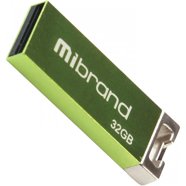 USB флеш накопичувач Mibrand 32GB Сhameleon Light Green USB 2.0 (MI2.0/CH32U6LG) - изображение 1