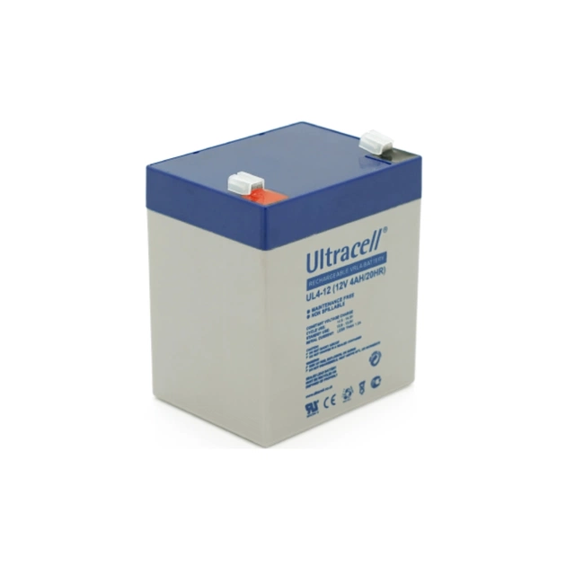 Батарея до ДБЖ Ultracell AGM 12V 4 Ah, 1.4 kg (UL4-12) - зображення 1