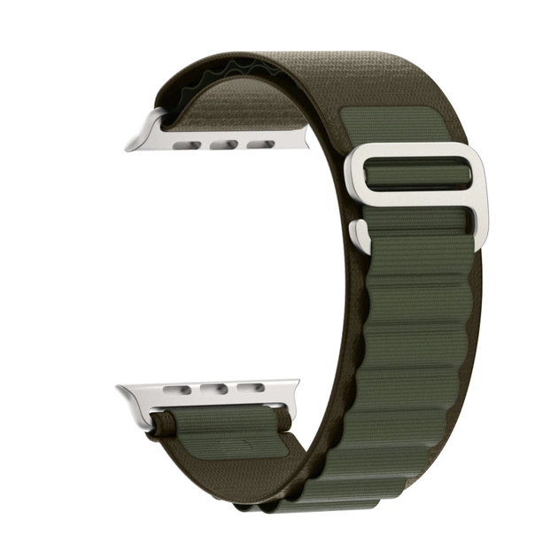 Ремінець до смарт-годинника Armorstandart Alpina Band для Apple Watch 49/46/45/44/42 (Series 1-3) Olive (ARM81045) - зображення 1