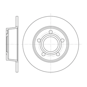 Гальмівний диск REMSA 6724.00 зображення 1