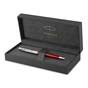 Ручка кулькова Parker SONNET 17 Essentials Metal Red Lacquer CT BP (83 632) - зменшене зображення 3