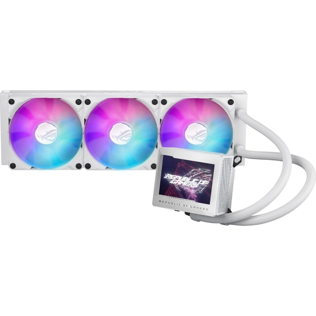 Система рідинного охолодження ASUS ROG Ryujin III 360 ARGB White Edition (90RC00L2-M0UAY0) - зображення 1