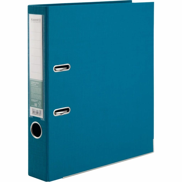 Папка - реєстратор Axent Prestige + А4 5см Арочний темно-бірюзова (1721-31C-A) - picture 1