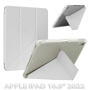 Чохол до планшета BeCover Ultra Slim Origami Transparent Apple iPad 10.9" 2022/24/11" 2025 Gray (712939) зображення 1