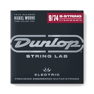 Струни для гітари Jim Dunlop Nickel Wound Electric Guitar Strings 09-74 | 8-String (DEN0974-8) зображення 1