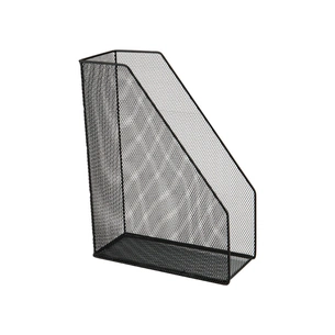 Лоток для паперів Axent вертикальний 100x250x320 мм металевий Чорний (2120-01-A) зображення 1