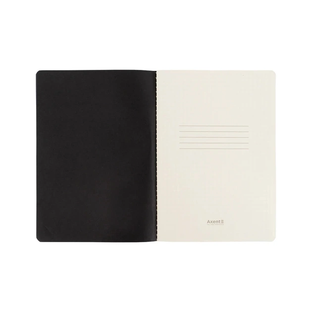 Книга записна Axent A5 Black&White, 60 аркушів клітинка (8710-7-A) - зображення 4