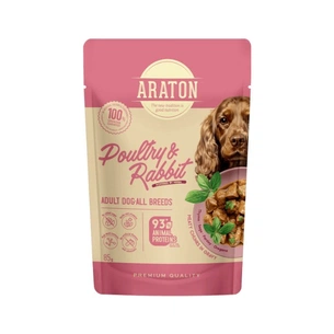Вологий корм для собак ARATON Adult with Poultry and Rabbit 85 г (ART47934) зображення 1