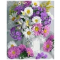 Картина по номерам Strateg Ніжний кольоровий букет 40х50 см (VA-2944) - зменшене зображення 1
