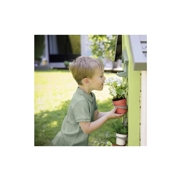 Игровой домик Smoby Life Садовий з кашпо та годівничкою (7600810408) - изображение 8