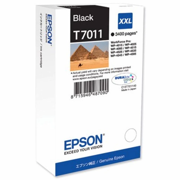 Картридж Epson WP 4000/ 4500 XXL black 3.4k (C13T70114010) - зображення 1