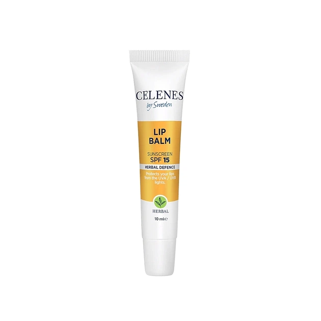 Бальзам для губ Celenes Herbal Defence Lip Balm With Sunscreen SPF 15 10 мл (7350104249618) - изображение 1