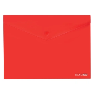 Папка - конверт Economix А5 180 мкм прозора, фактура "глянець", червона (E31316-03) зображення 1