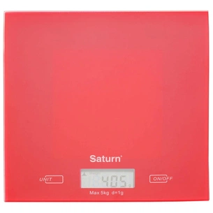 Ваги кухонні Saturn ST-KS7810 Red зображення 1