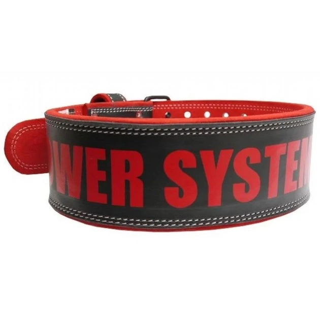 Атлетичний пояс Power System Beast PS-3830 Black/Red L (PS-3830_L_Black-Red) - изображение 1