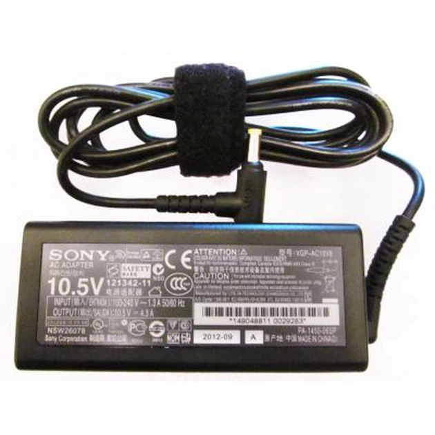 Блок живлення до ноутбуку Sony 45W 10.5V 4.3A разъем 4.8/1.7 (VGP-AC10V8) - зображення 1