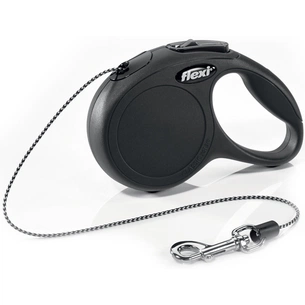 Повідець для котів Flexi Cat трос XS 3 м чорний (4000498023426) зображення 1