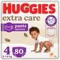 Підгузки Huggies Extra Care Розмір 4 (9-14 кг) Pants Box 80 шт (5029053582405) - уменьшенное изображение 1