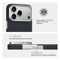 Чохол до мобільного телефона Armorstandart BlackIcon Aramid Plain MagCase Apple iPhone 18 Pro Max Black (ARM92837) - зменшене зображення 6
