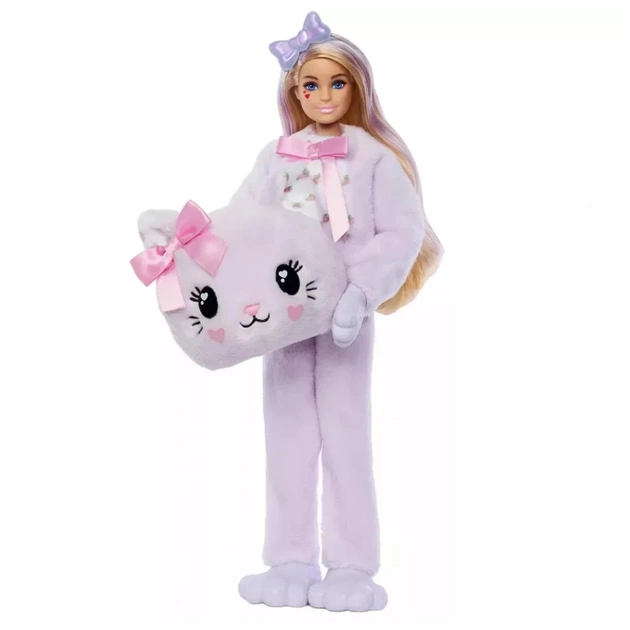 Кукла Barbie Cutie Reveal Милые бантики Котенок (JJP64) - изображение 3