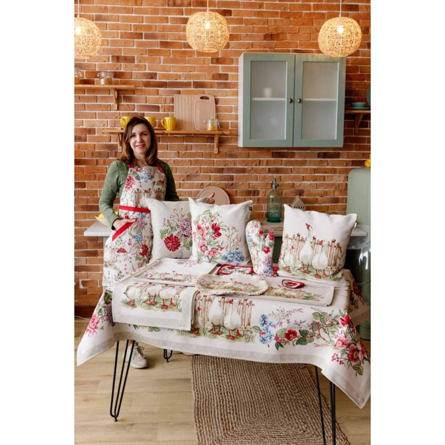 Наволочка Прованс гобеленова декоративна Букет квітів 45х45 см (034211) - picture 4