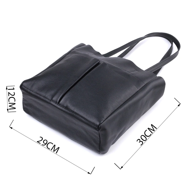 Сумка Shvigel З натуральної шкіри Чорна (22845) - зображення 3