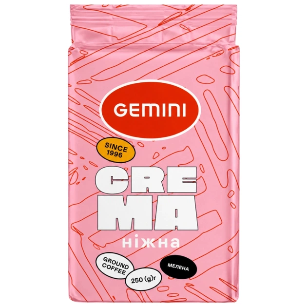 Кава Gemini Crema мелена 250 г (gm.30096) - зображення 1