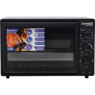 Електропіч Laretti LR-EC3404 Black зображення 1