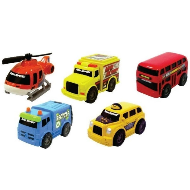 Спецтехніка Toy State Городской транспорт 5 шт в наборе (41402) - изображение 1