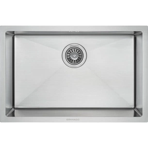 Мийка кухонна GRANADO Under top L STEEL S304 (GS09304) зображення 1