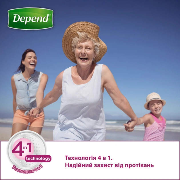 Урологічні прокладки Depend Comfort-Protect Mini Pads 14 шт. (5029053561646) - зображення 3
