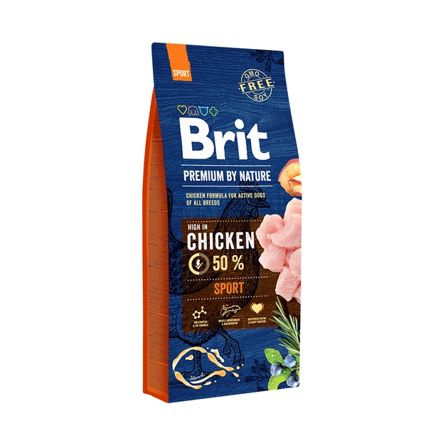 Сухой корм для собак Brit Premium Dog Sport 3 кг (8595602526666) - изображение 1