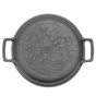 Сковорода Brizoll Monolith чавунна з чавунною кришкою-сковородою 240х60 мм (M2460U-2) - зменшене зображення 4