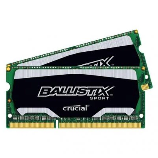 Модуль пам'яті для ноутбука SoDIMM DDR3L 16GB (2x8GB) 1866 MHz BallistiX Sport Micron (BLS2K8G3N18AES4) - изображение 1