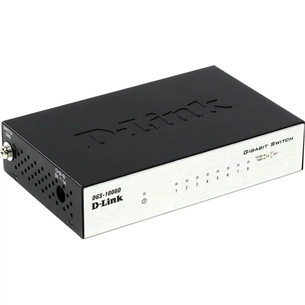 Комутатор мережевий D-Link DGS-1008D/I2B зображення 1