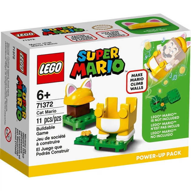 Конструктор LEGO Super Mario Маріо-кіт набір підсилень 11 деталей (71372) - изображение 1