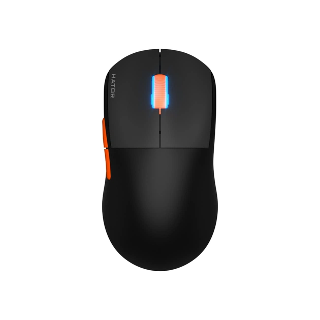 Мишка Hator Quasar 2 Pro Wireless/Bluetooth/USB Black/Orange (HTM560BO) - зображення 1