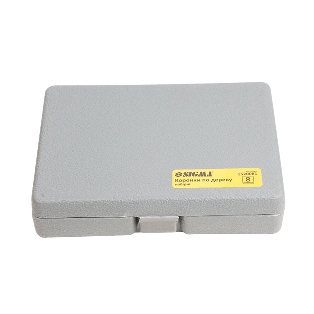 Коронка Sigma по дереву набірна 64, 76, 89, 102, 127 мм, кейс (1520081) - picture 5