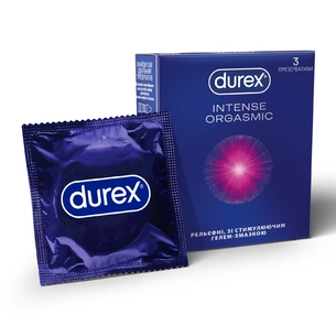 Презервативы Durex Intense Orgasmic рельефные со стимул. гелем-смазкой 3 шт. (5052197056068) изображение 1