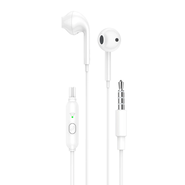 Навушники HP DHH-3113 Jack 3.5 мм White (DHH-3113WT) - зображення 1