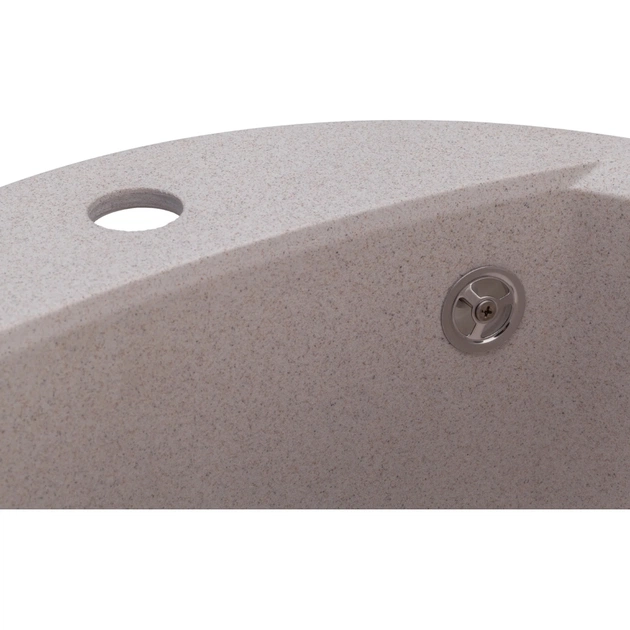 Мойка кухонная GRANADO RONDA terra з сифоном (470*490mm.) (gr2203) - изображение 8